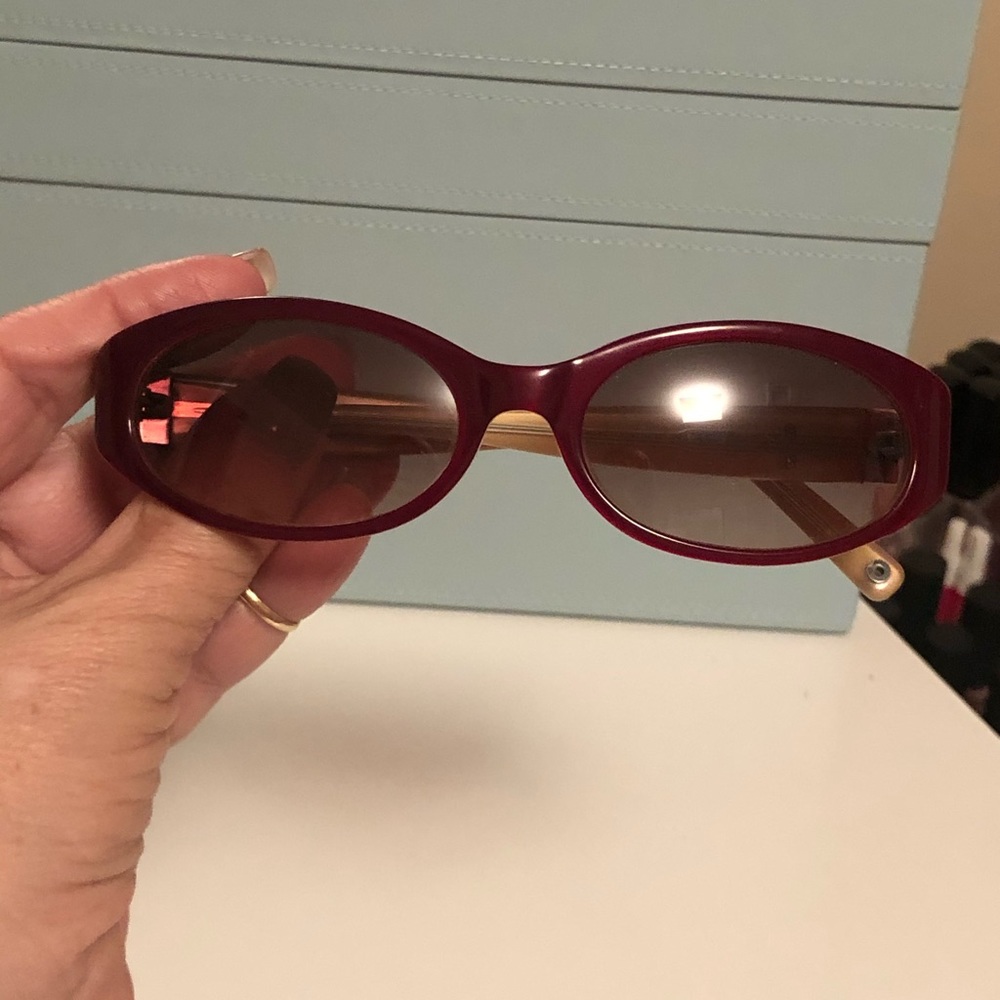SOLD - Coach Sunglasses Luci s422 Red